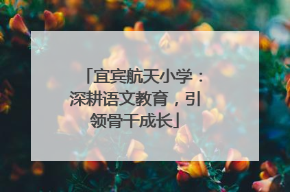 宜宾航天小学：深耕语文教育，引领骨干成长